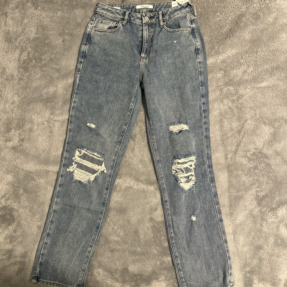 Pacsun ripped mom jeans